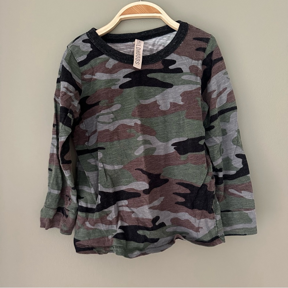 Childhoods Camo Long Sleeve Tee
